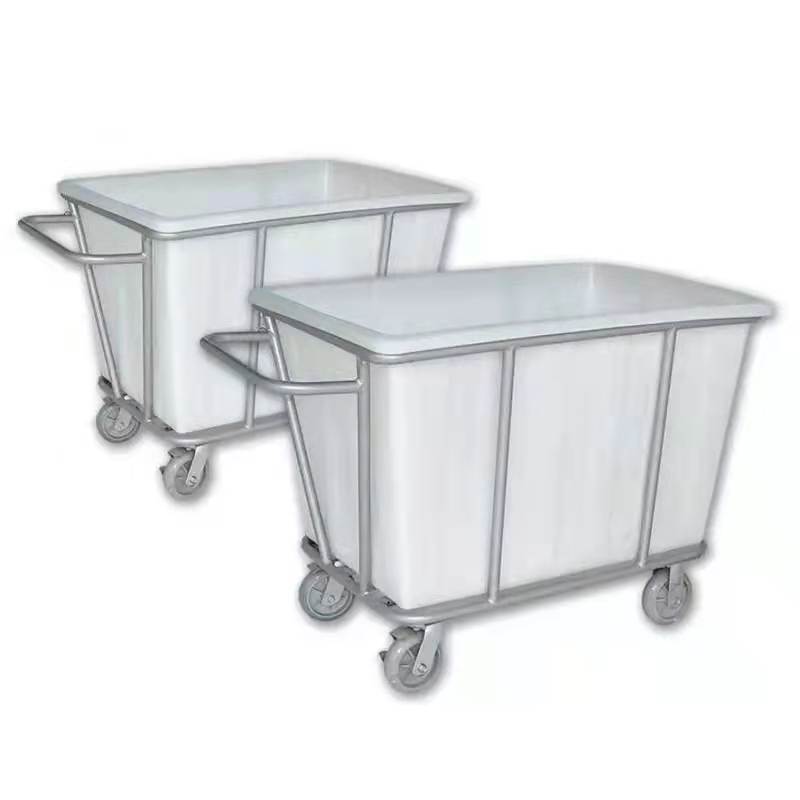 Hotel plastic linen cart - A