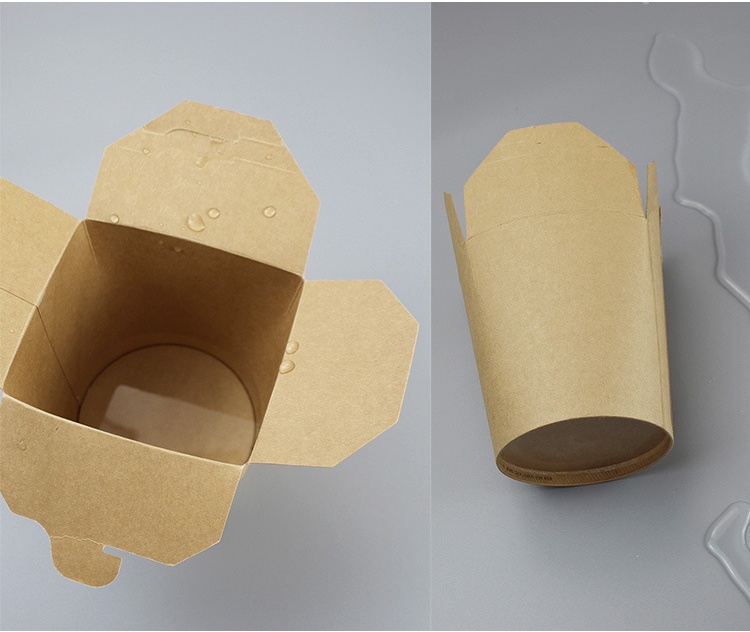 Paper round food pail Image 3